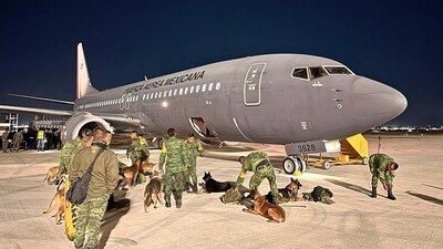 La ayuda humanitaria de México salió desde el AIFA la mañana de este martes