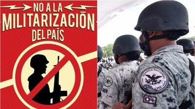 Colectivos proponen una velada por la paz, para impedir la militarización