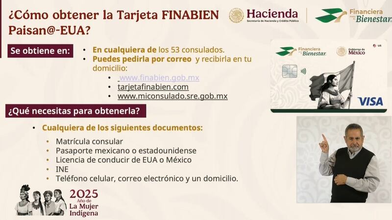 Sheinbaum niega que la Tarjeta Finabien busque evadir leyes de EU: “es para cumplirlas”