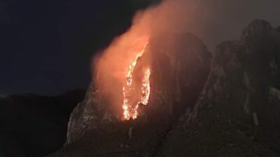 Se cree que el incendio fue provocado de manera accidental por excursionistas