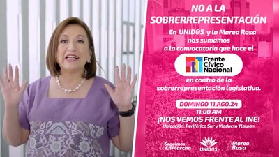 Hizo un llamado ciudadano a defender la sobrerrepresentación en el Legislativo