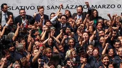 Cientos de trabajadores de limpieza fueron contratados de manera directa por parte de la Cámara de Diputados