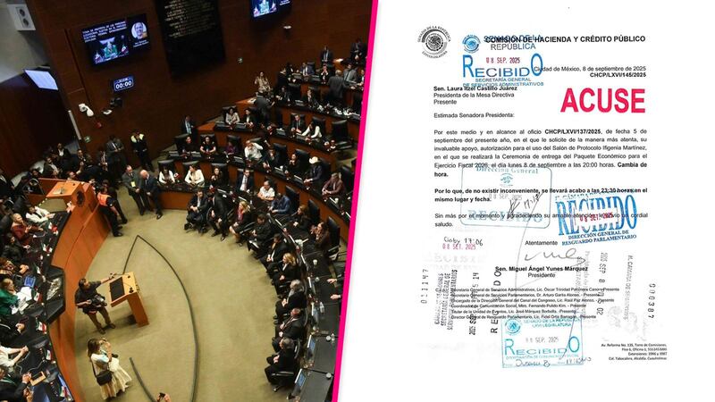 Aplazan entrega del Paquete Económico en el Congreso de la Unión