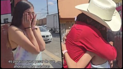 El creador de contenido para tiktok compartió el emotivo momento