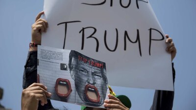 Los mexicanos se han expresado en contra de las políticas del estadounidense Donald Trump