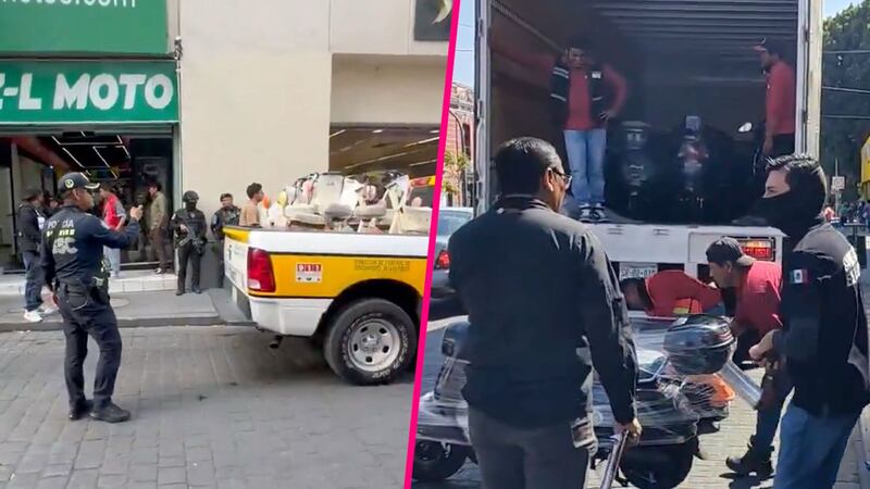 VIDEO: Policías de la CDMX decomisan bicis eléctricas en el Centro Histórico