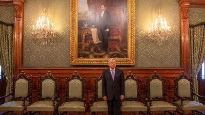 El presidente platicó durante 50 minutos con el editor en jefe de Bloomberg