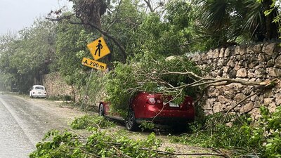 Luego del paso del huracán 'Beryl' se registraron daños en distintas comunidades