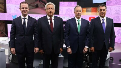 Ya pasó un año desde que AMLO se enfrentó como candidto a Anaya, Meade y el Bronco