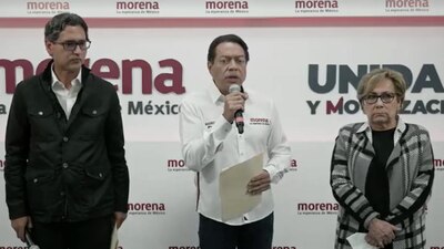 El dirigente de Morena afirmó que pedirá una investigación seria”de las imágenes, tanto del video que presentó, como las del C4