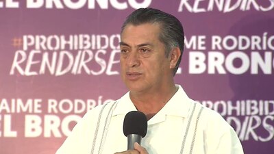 El gobernador con licencia regresará a su puesto como gobernador de Nuevo León.