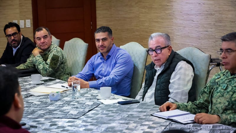 García Harfuch y Rocha Moya encabezan reunión de seguridad en Sinaloa