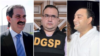 Guillermo Padrés, Javier Duarte y Roberto Borge