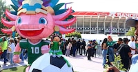 Gobierno de CDMX desmiente que FIFA haya ordenado retirar figura del ajolote rumbo al Mundial 2026