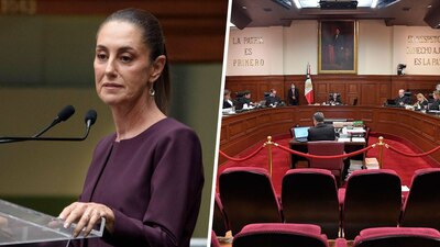 La morenista recibirá la banda presidencial este martes en el palacio legislativo