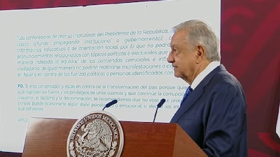 El Presidente ironizó con la medida