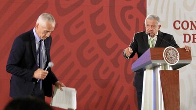 El periodista cuestionó duro al presidente este viernes