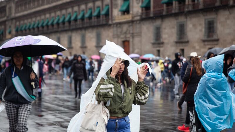 Lluvia no dará tregua al Valle de México; prevén chubascos en CDMX y Edomex este 20 de febrero