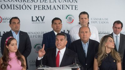 Alejandro Moreno acusó a Morena de coaccionar el voto