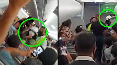 Una joven, en aparente estado de ebridad causó molestia entre los pasajeros de un vuelo en Cancún