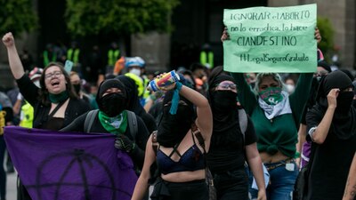 En julio pasado, decenas de mujeres salieron a protestar contra la decisión de la Suprema Corte