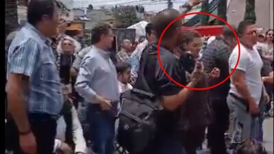 La ministra participaba en un evento en Iztacalco cuando fue interceptada por trabajadores del Poder Judicial