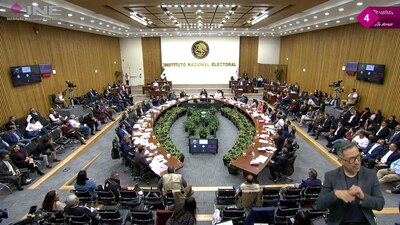 Sesión extraordinaria del Consejo General del INE, 23 de agosto del 2024