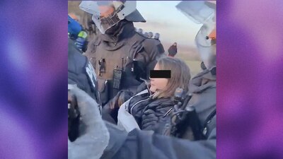 La activista de medio ambiente, era parte de una protesta