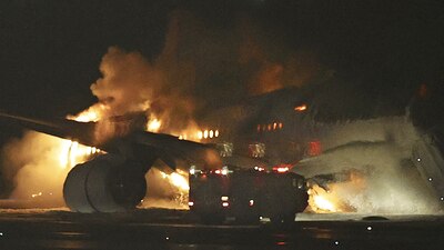 El avión era un Airbus A-350 que voló desde el aeropuerto Shin Chitose