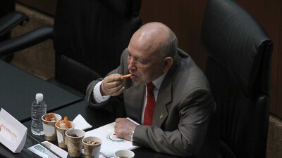 Se trata del senador propietario con menos iniciativas desde el 2012
