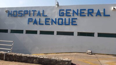 El Hospital General de Palenque fue el escenario de este lamentable hecho