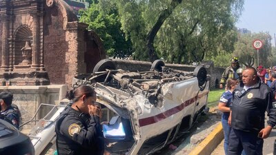 Debido al accidente vehicular, se reporta tránsito lento en la zona