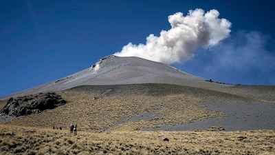 El volcán está en los límites del Estado de México, Morelos y Puebla