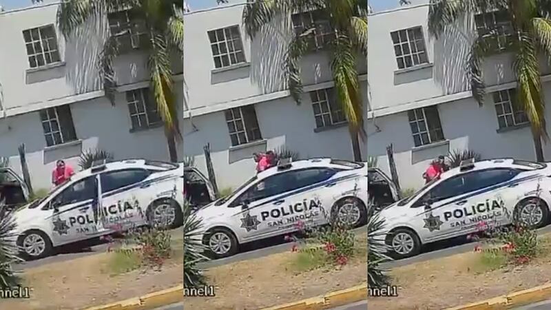 VIDEO: Mujer se atraganta con un totopo en NL; policía que pasaba por la zona le salva la vida