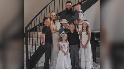 La camioneta donde viajaba Ronita Miller y cuatro de sus hijos quedó totalmente calcinada