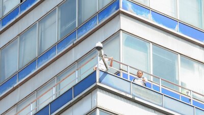 Alrededor de mil 480 altavoces ubicados en diversos puntos de la ciudad no sonaron