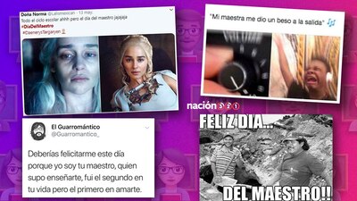 Con cariño (y bromas) los mexicanos rinden honor a sus maestros