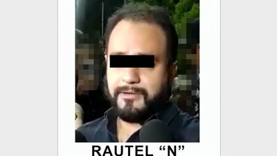 Rautel 'N' se presentó de manera voluntaria en las instalaciones de la Fiscalía