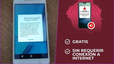 Algunos internautas denunciaron que no sonó la alerta en sus celulares y otros que fue muy fuerte