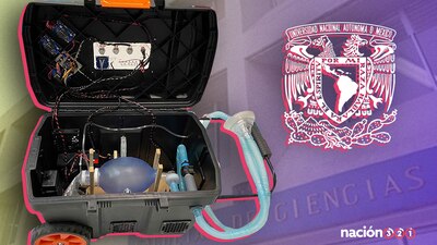 Investigadores de la UNAM crearon un prototipo de ventilador para auxiliar a los pacientes con COVID-19