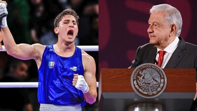 AMLO dijo a Marco Verde que su medalla era un orgullo para todo México