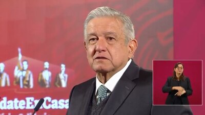 El presidente dedicó tiempo en su conferencia para hablar sobre la muerte de su hermana