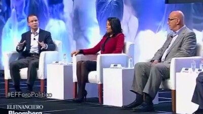 Los líderes partidistas tuvieron una charla con el periodista Pablo Hiriart