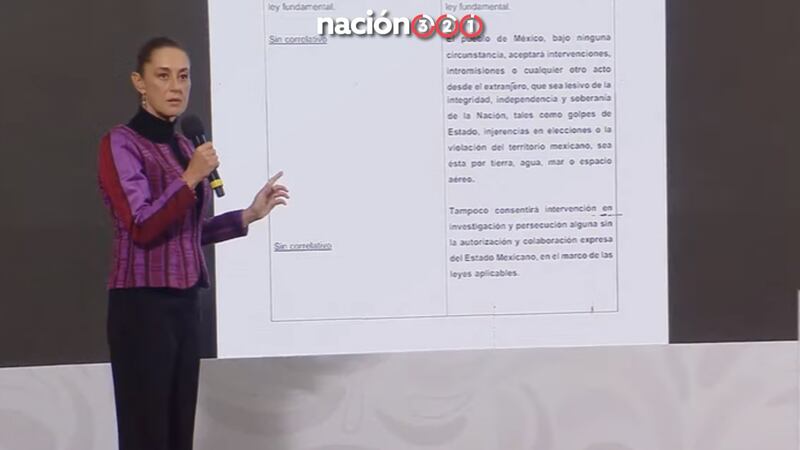 Sheinbaum responde con 2 reformas, luego de que EU designó como terroristas a cárteles mexicanos