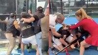 VIDEO: Captan golpes en el Alfa Pádel, agresión con escoltas, amenazas y deslinde del club