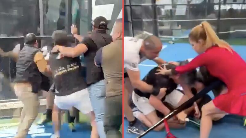 VIDEO: Captan golpes en el Alfa Pádel, agresión con escoltas, amenazas y deslinde del club