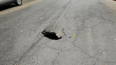 Por la zona pasan transportes de carga y del transporte público