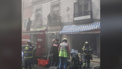 A través de redes sociales, se difundió un video en el que se observa el humo generado por el fuego