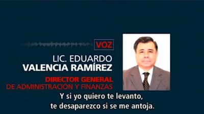 Eduardo Valencia Ramírez, funcionario de la Secretaría de Salud federal