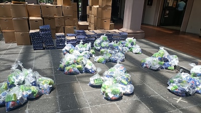 En redes sociales se viralizó la 'entrega de despensas'